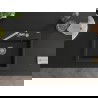 Mexen Oscar гранитна мивка 1-коморен 580 x 490 mm, черен/златен металик, сифон хром - 6519581000-75