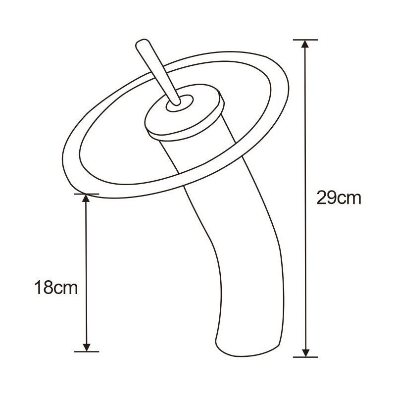Mexen Niagara висока батерия за мивка, черна - 745610-77
