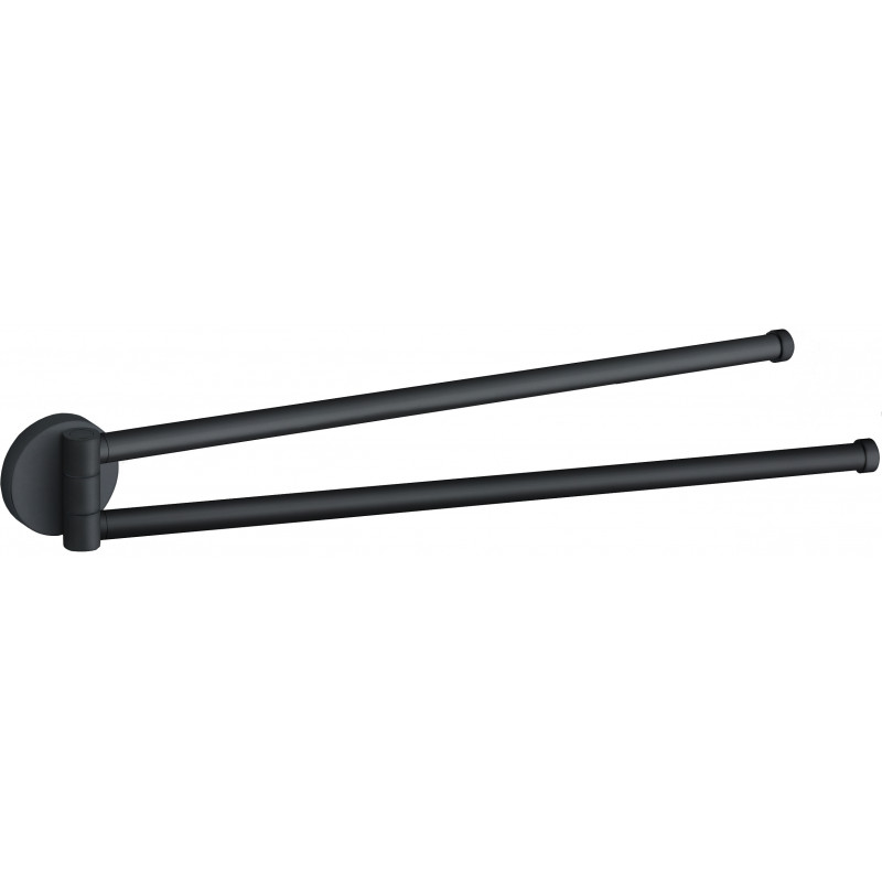 Mexen Remo двоен въртящ се закачалка за кърпи, черен - 70507255-70