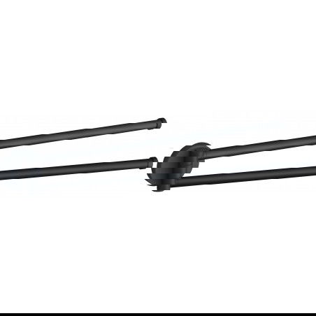 Mexen Remo двоен въртящ се закачалка за кърпи, черен - 70507255-70
