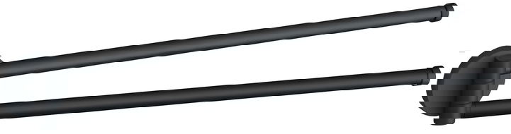 Mexen Remo двоен въртящ се закачалка за кърпи, черен - 70507255-70