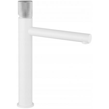 Mexen Elba One висок смесител за мивка, бял/хром - 74111-22