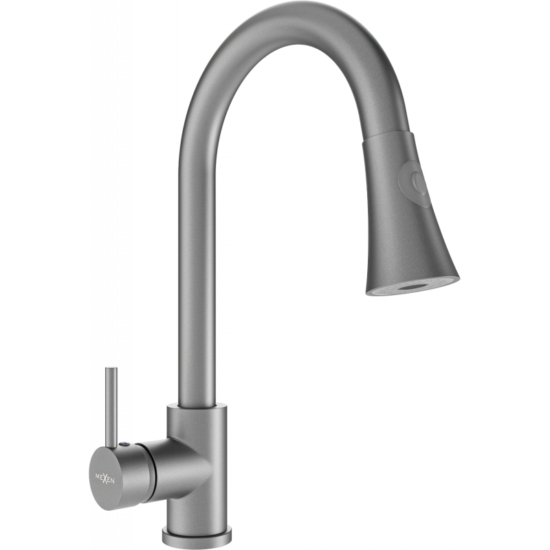 Mexen Elia кухненски смесител, сив - 670101-61