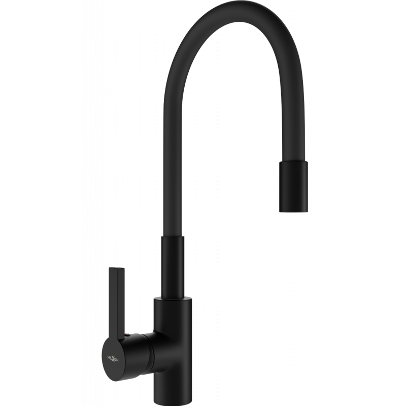 Mexen Flex кухненски смесител, черен - 670900-70