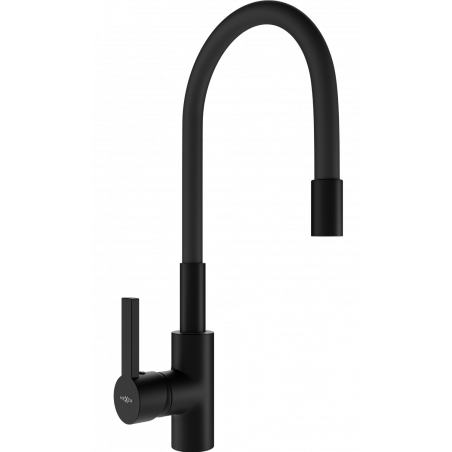 Mexen Flex кухненски кран, черен - 670900-70