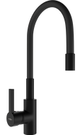 Mexen Flex кухненски кран, черен - 670900-70