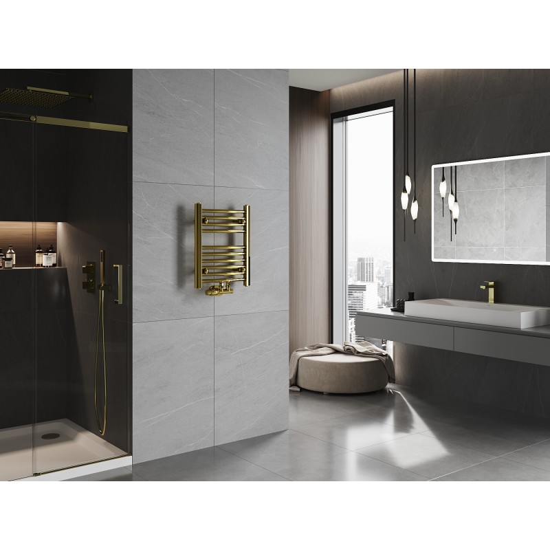 Mexen Ares радиатор за баня 500 x 400 мм, 142 W, златен - W102-0500-400-00-50