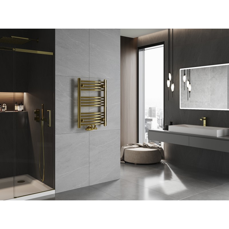 Mexen Ares баня радиатор 700 x 500 мм, 226 W, злато - W102-0700-500-00-50