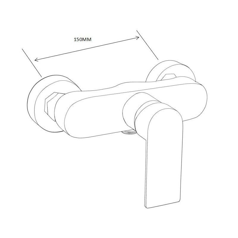 Mexen Royo душ батерия, хром - 72240-00