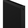 Mexen C21 плосък радиатор 400 x 1200 мм, странично свързване, 1112 W, черен - W421-040-120-70
