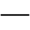 Mexen C21 плосък радиатор 400 x 1200 мм, странично свързване, 1112 W, черен - W421-040-120-70