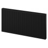 Mexen C21 плосък радиатор 400 x 1200 мм, странично свързване, 1112 W, черен - W421-040-120-70