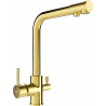 Mexen Duero кухненски смесител, злато - 671600-50