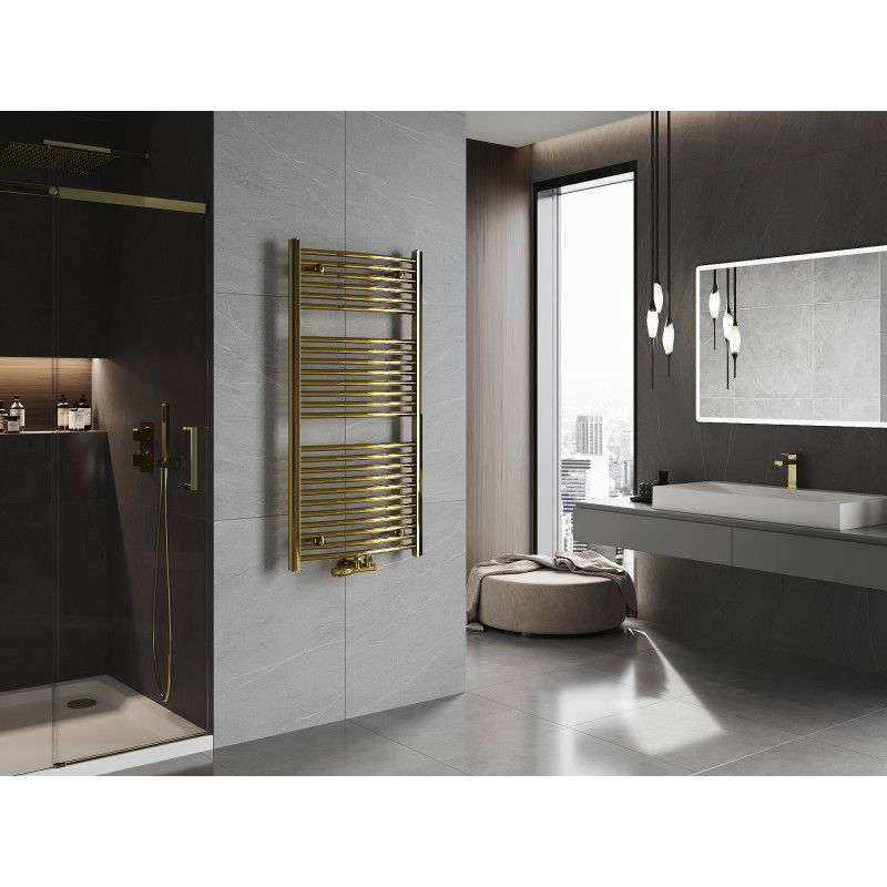 Mexen Ares радиатор за баня 1200 x 600 мм, 490 W, златен - W102-1200-600-00-50