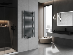 Mexen Ares лира за баня 1200 x 600 мм, 620 W, антрацит - W102-1200-600-00-66