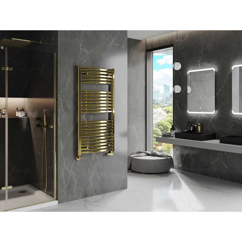 Mexen Helios баня радиатор 1200 x 600 мм, 521 W, златен - W103-1200-600-00-50