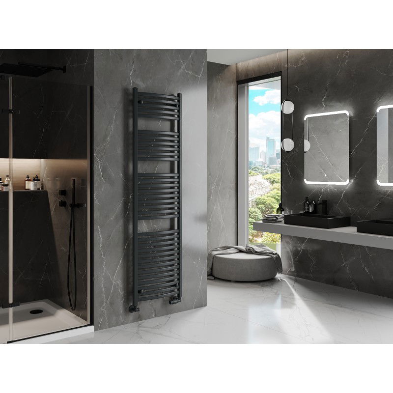 Mexen Helios радиатор за баня 1800 x 500 mm, 844 W, антрацит - W103-1800-500-00-66