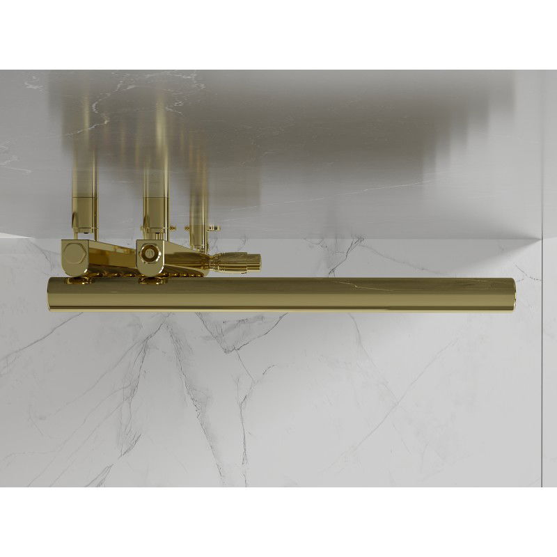 Mexen Jukon декоративен отоплител за баня 988 x 500 mm, 246 W, златен - W116-0988-500-00-50