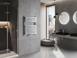 Mexen Uran лира за баня 800 x 600 мм, 336 W, хром - W105-0800-600-00-01