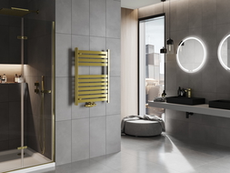 Mexen Uran радиатор за баня 800 x 600 mm, 336 W, златен - W105-0800-600-00-50