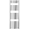 Mexen Uran баня нагревател 1800 x 600 мм, 738 W, хром - W105-1800-600-00-01
