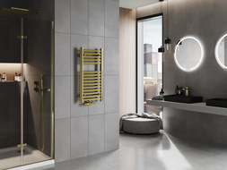 Mexen Hades радиатор за баня 800 x 400 мм, 253 W, златен - W104-0800-400-00-50