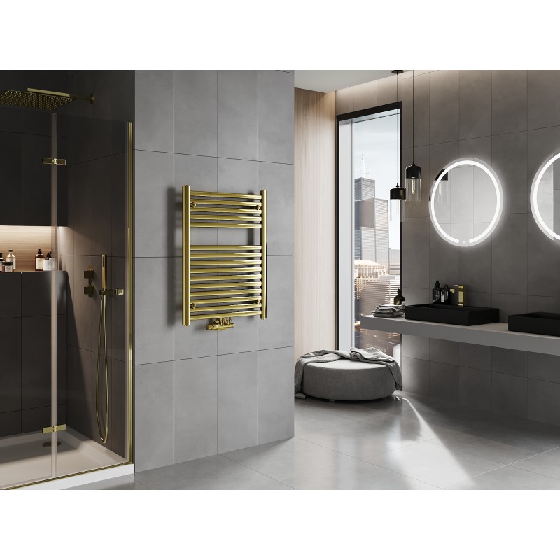 Mexen Hades баня радиатор 800 x 600 мм, 357 W, златен - W104-0800-600-00-50