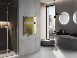 Mexen Hades радиатор за баня 800 x 600 мм, 357 W, златен - W104-0800-600-00-50