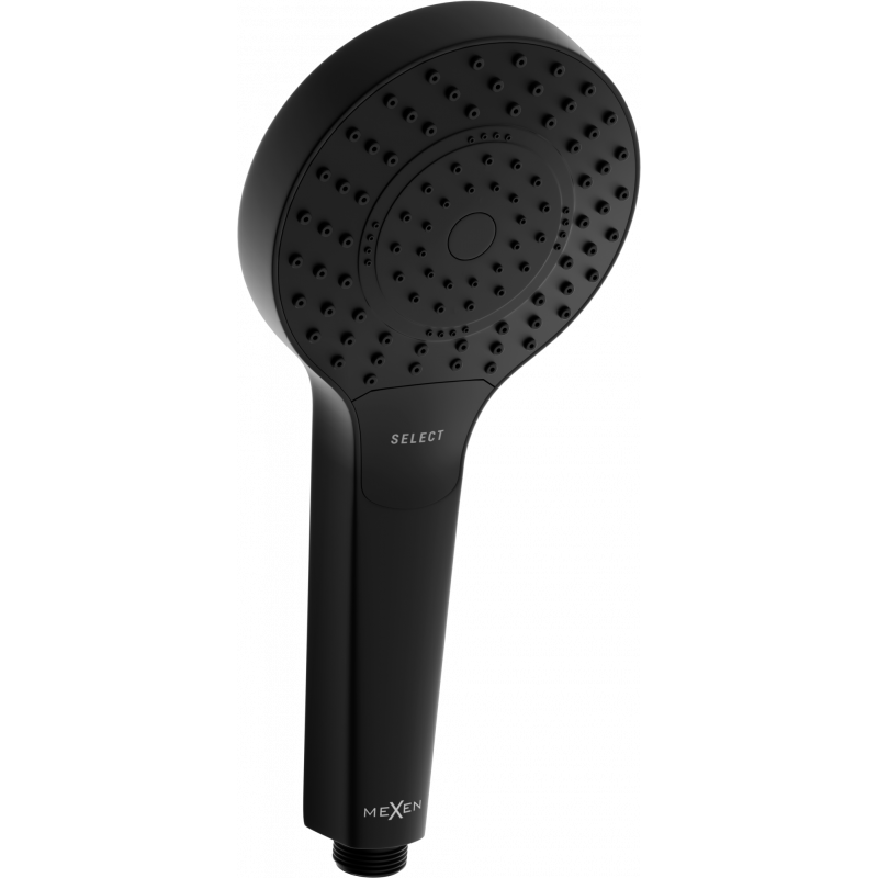 Mexen R-05 3-функционална душ глава, черна - 79505-70