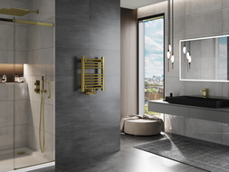 Mexen Mars радиатор за баня 500 x 400 mm, 141 W, златен - W110-0500-400-00-50