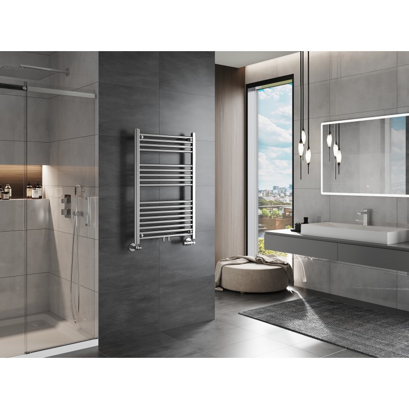 Mexen Mars банен радиатор 900 x 600 мм, 340 W, хром - W110-0900-600-00-01