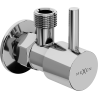 Mexen R1 ъглов вентил за батерия 1/2"x3/8", хром - 79970-00