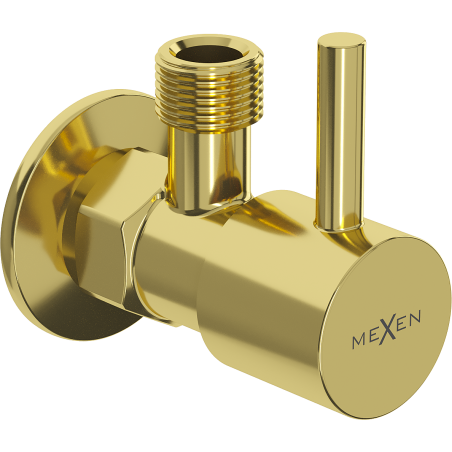 Mexen R1 ъглов вентил за батерия 1/2"x3/8", златист - 79970-50