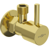Mexen R1 ъглов вентил за батерия 1/2"x3/8", златист - 79970-50