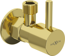 Mexen R1 ъглов вентил за батерия 1/2"x3/8", златист - 79970-50