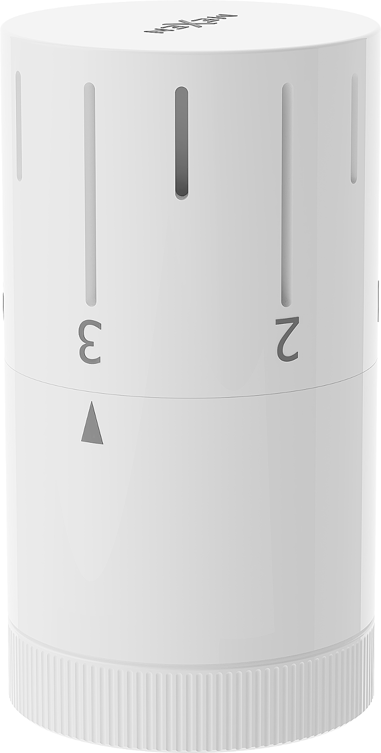 Термостатична глава за радиатор Mexen, бяла - W908-005-20