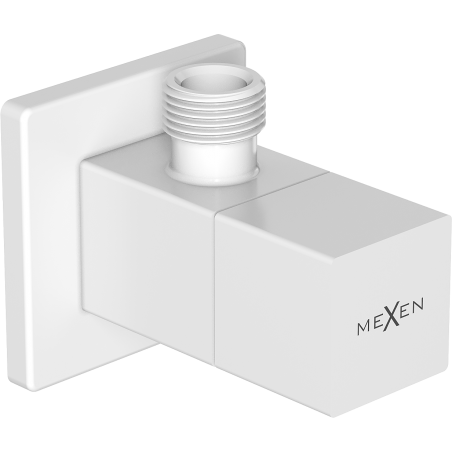 Mexen S ъглов вентил за батерия 1/2"x3/8", бял - 79971-20