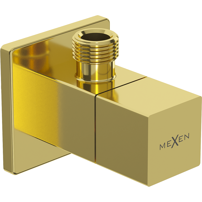 Mexen S ъглов кран за батерия 1/2"x3/8", златен - 79971-50