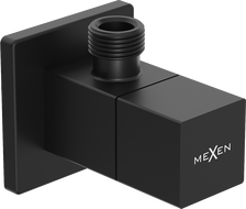 Mexen S ъглов вентил за батерии 1/2"x3/8", черен - 79971-70
