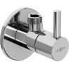 Mexen R2 ъглов вентил за батерия 1/2"x3/8", хром - 79972-00