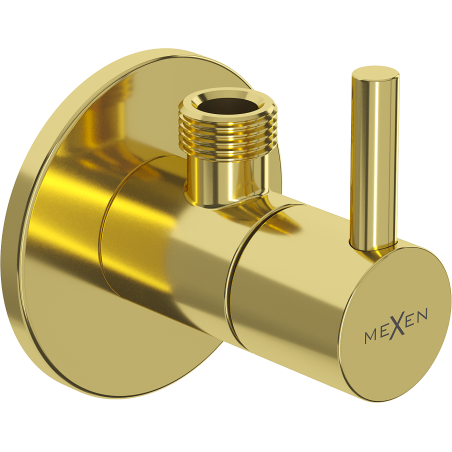 Mexen R2 ъглов вентил за батерия 1/2"x3/8", златен - 79972-50