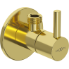 Mexen R2 ъглов вентил за батерия 1/2"x3/8", златен - 79972-50