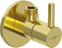 Mexen R2 ъглов вентил за батерия 1/2"x3/8", златен - 79972-50