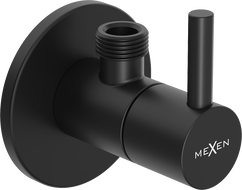 Mexen R2 ъглов вентил за батерия 1/2"x3/8", черен - 79972-70
