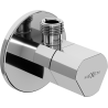Mexen T ъглов клапан за батерия 1/2"x3/8", хром - 79973-00