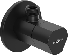 Mexen T ъглов вентил за батерия 1/2"x3/8", черен - 79973-70