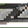 Mexen Hektor гранитна мивка с две отделения 800 x 480 mm, бял, хромиран сифон - 6521802000-20
