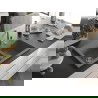 Mexen Hektor двукоморна гранитна мивка 800 x 480 мм, сива, сифон хром - 6521802000-71