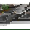Mexen Hektor 2-коморна гранитна мивка 800 x 480 мм, сива, златен сифон - 6521802000-71-G