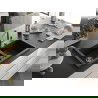 Гранитна мивка Mexen Hektor две камери 800 x 480 мм, черно/златен металик, сифон хром - 6521802000-75